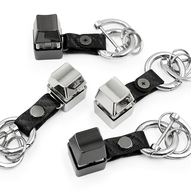 Interruptor de clique personalizado teclado mecânico Keycap Key Fidget Keychain