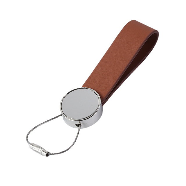 Chaveiro com padrões personalizados chaveiro de couro masculino