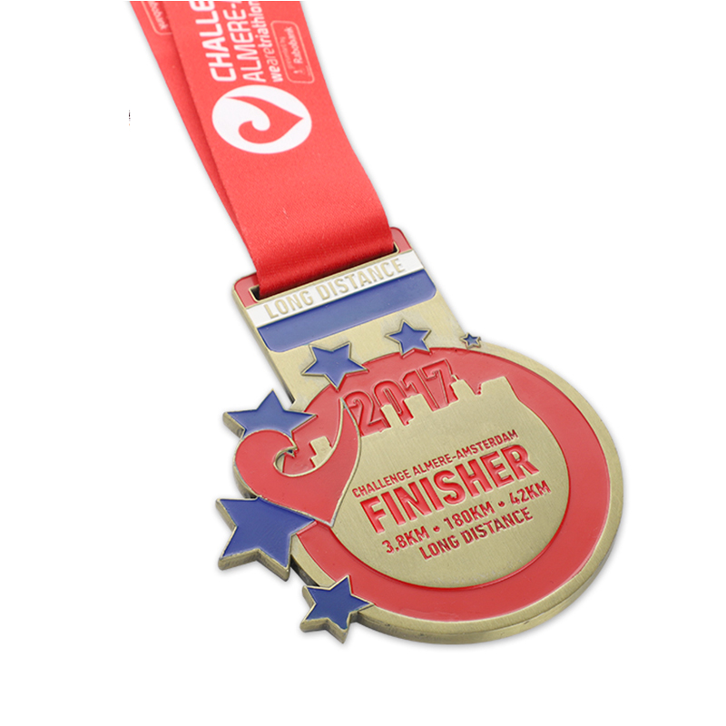 Medalhas personalizadas de natação, skate, beisebol, São Bento, ouro milagroso