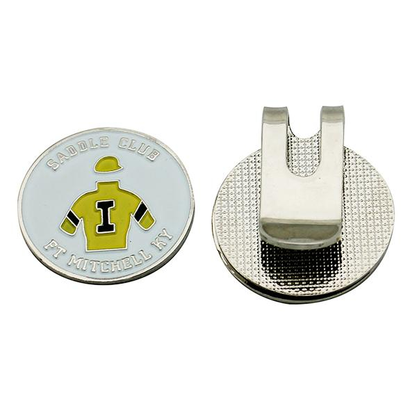 Clipe de chapéu de golfe personalizado para clube