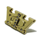 Alfinete de lapela de metal com coroa de cristal 3D