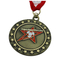 Medalha de ouro de esmalte macio de futebol antigo personalizado