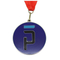 Medalha de metal em pasta de cor personalizada com cordão