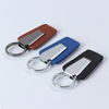 Chaveiros de couro a granel personalizados para gravação de couro masculino