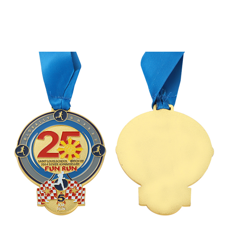 Melhor Aniversário de Bronze Cross Country Medalhas de Melhor Finalizador para Corrida