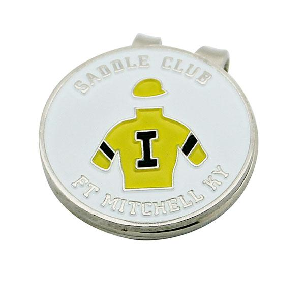 Clipe de chapéu de golfe personalizado para clube