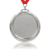 Medalha de metal prateado dourado esportivo com preço de fábrica em branco na China 