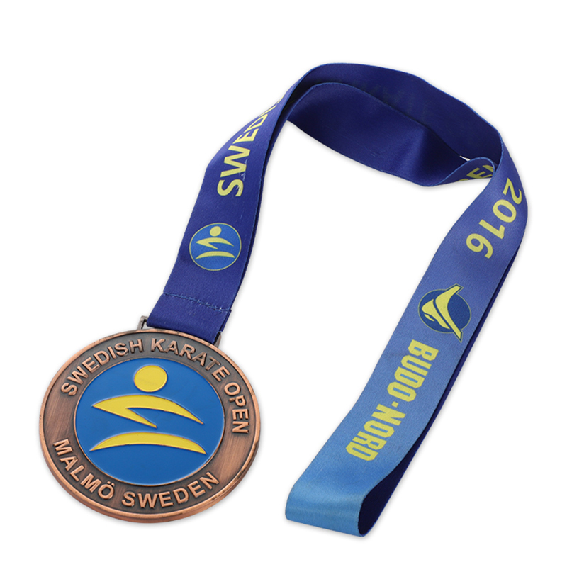 Bronze Karatê Ouro Judô Prata Ginástica Serviço Humanitário Medalha de Beisebol de Prata