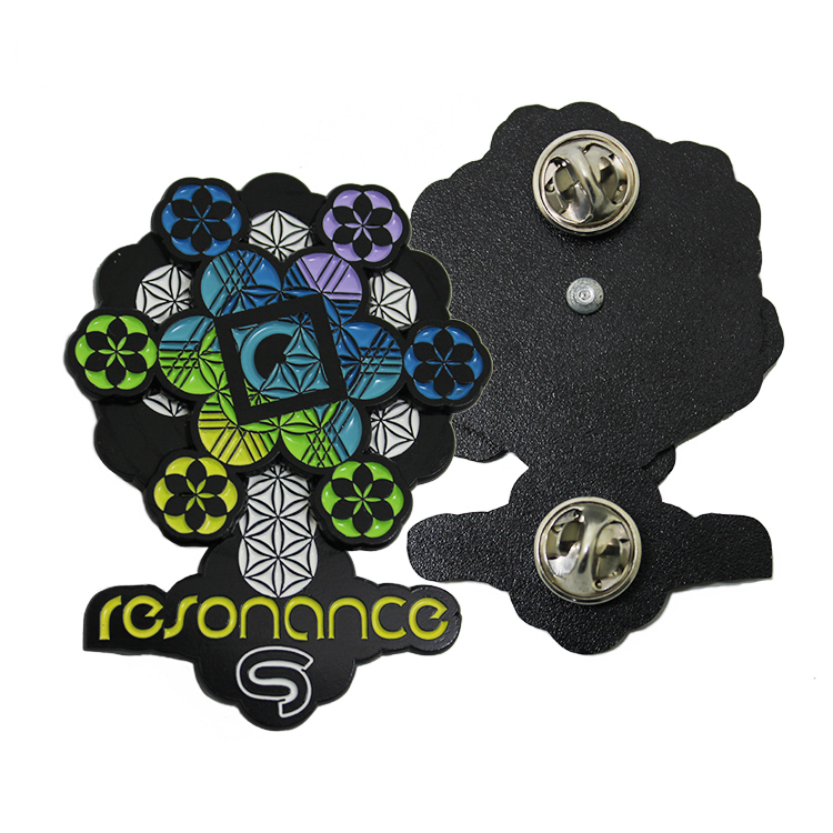 Pino de esmalte giratório de metal personalizado de alta qualidade