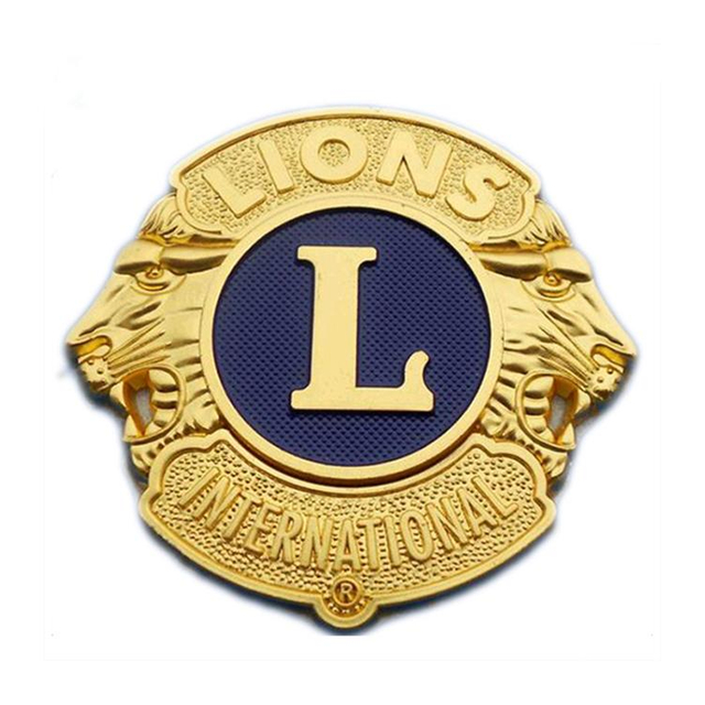 Alfinete de lapela de metal personalizado por atacado do Lion Club