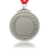Medalha de metal prateado dourado esportivo com preço de fábrica em branco na China 