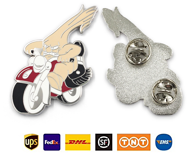 Design de amostra de alfinete de lapela personalizado