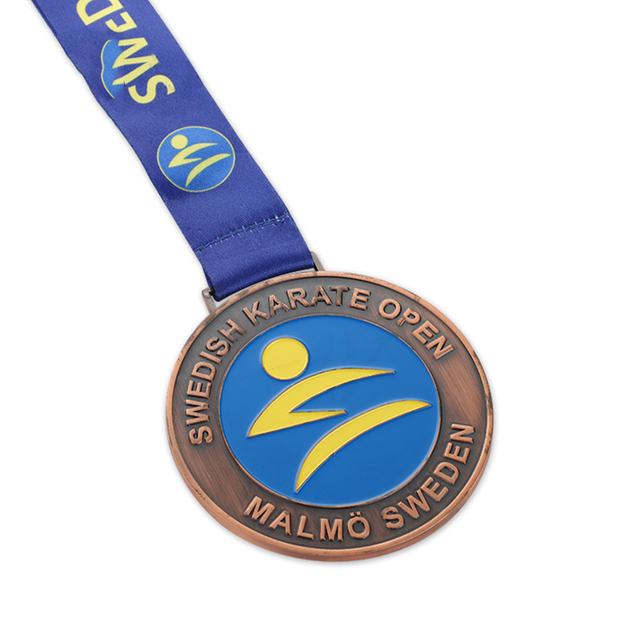 Bronze Karatê Ouro Judô Prata Ginástica Serviço Humanitário Medalha de Beisebol de Prata