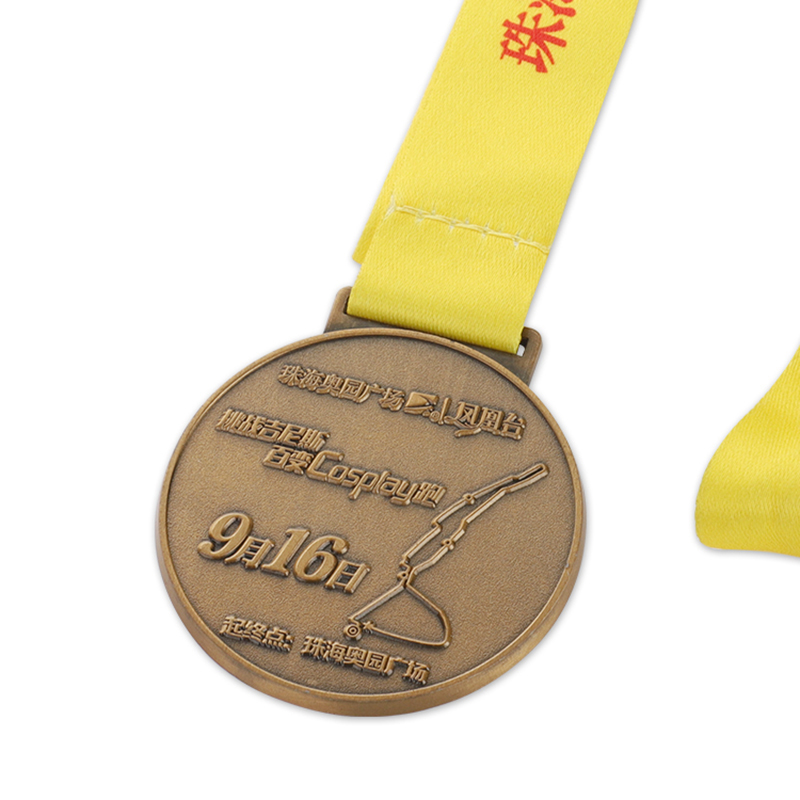 Medalha personalizada de melhor meia maratona Majors de Los Angeles Steamtown