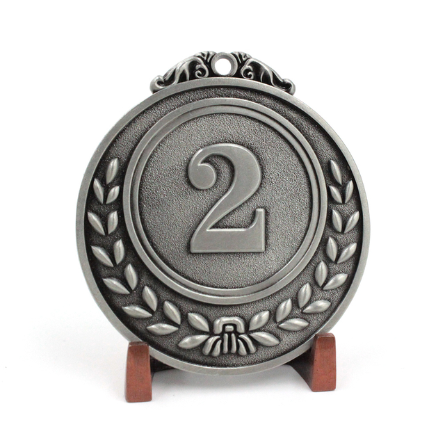 2ª medalha de bronze barata em branco em massa ouro metal prata medalha esportiva