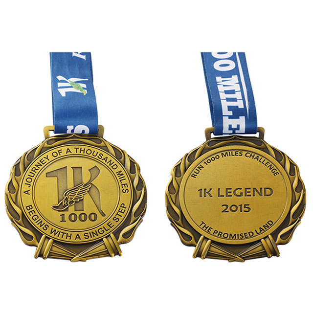Medalha de corrida personalizada