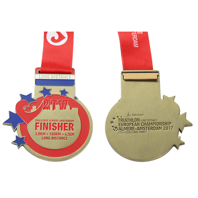 Medalhas personalizadas de natação, skate, beisebol, São Bento, ouro milagroso