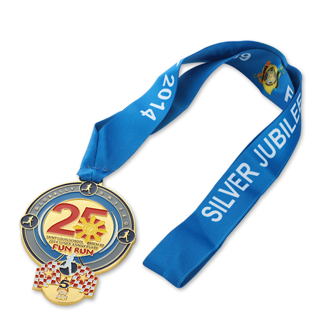 Melhor Aniversário de Bronze Cross Country Medalhas de Melhor Finalizador para Corrida