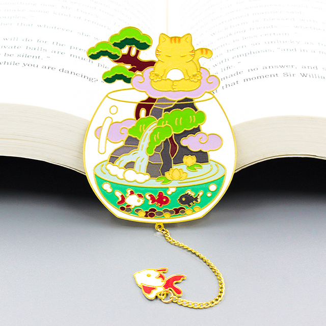 Marcadores de metal bonitos presentes de aniversário marcadores de livro de anime para marcador personalizado-marcadores de metal personalizados