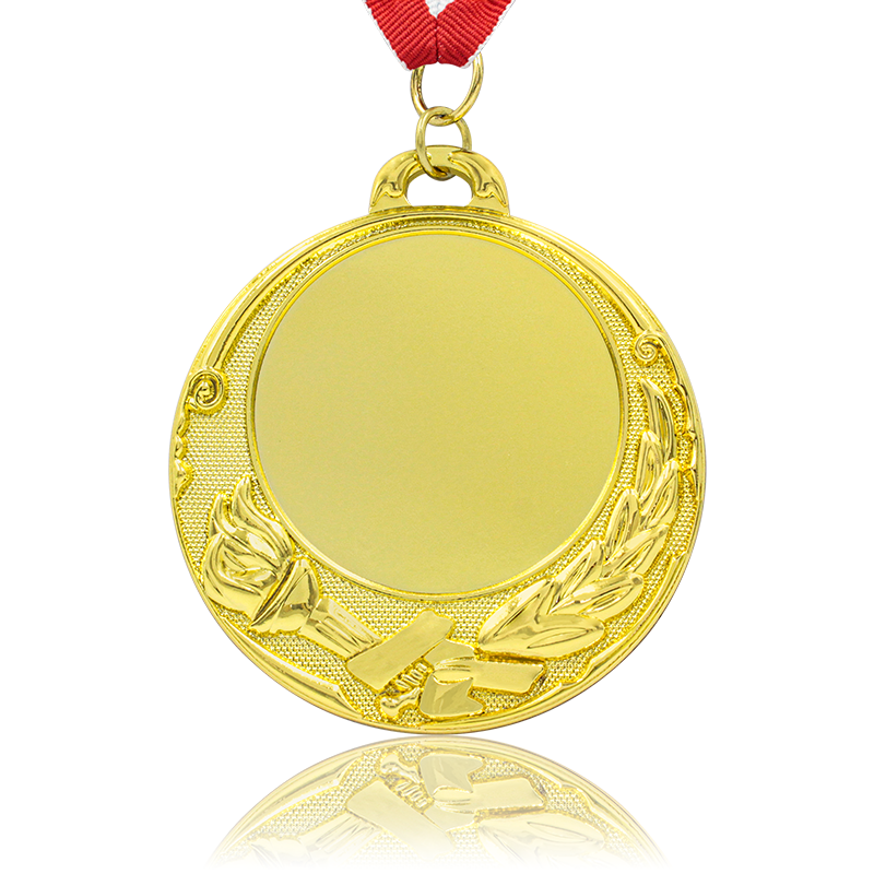 Prêmio personalizado barato personalizado 3D Sports Gold Medalha em branco no atacado 