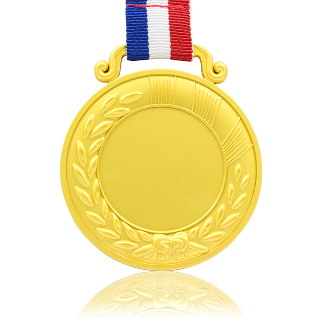Prêmio personalizado barato personalizado 3D Sports Gold Medalha em branco no atacado 