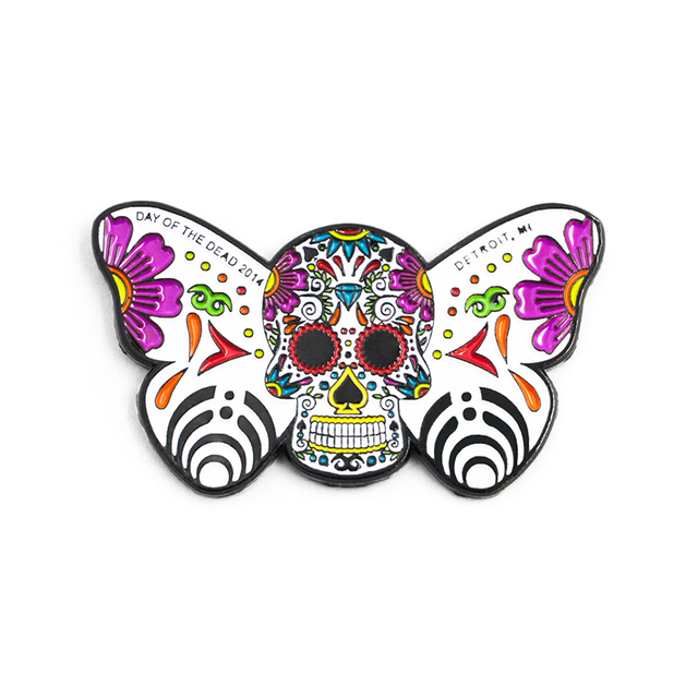 Nenhum distintivo mínimo de lapela de esmalte rígido personalizado