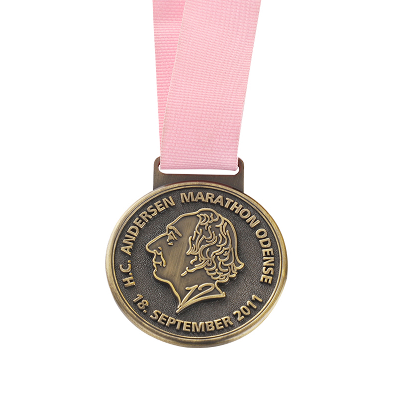 Medalha de Gravura da Corrida Mundial de Maratona de Chicago, Nova York