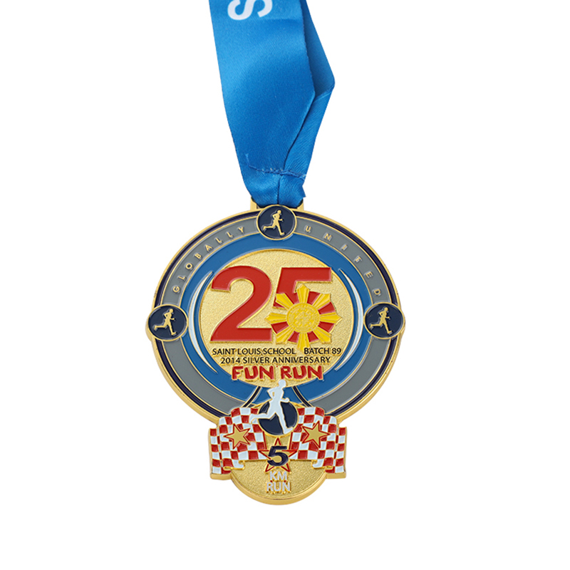 Melhor Aniversário de Bronze Cross Country Medalhas de Melhor Finalizador para Corrida