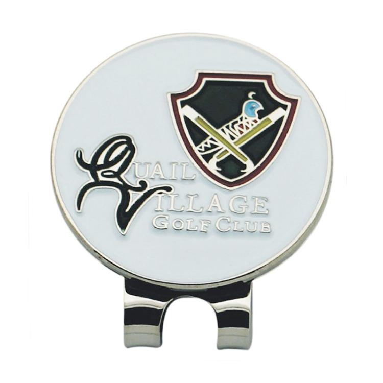 Clipe de chapéu de golfe de metal com logotipo personalizado clipes de chapéu magnético duráveis ​​marcadores de bola removíveis anexa facilmente ao boné presentes para homens mulheres golfista