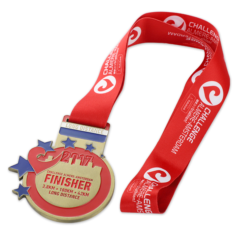 Medalhas personalizadas de natação, skate, beisebol, São Bento, ouro milagroso