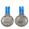Medalhas de corrida divertidas personalizadas de melhor finalizador 5K