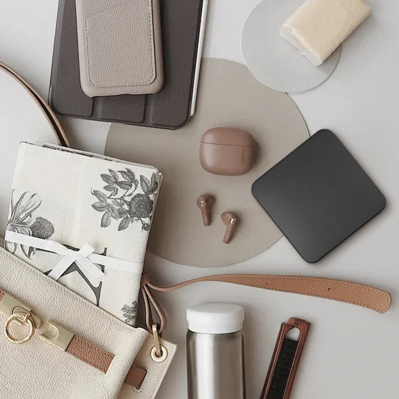 Espelho de bolso compacto dobrável gravado com designer fofo personalizado
