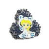 Emblema de lapela de esmalte de anime macio com logotipo personalizado