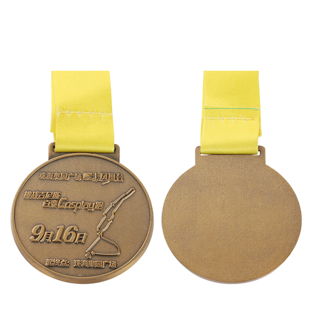 Medalha personalizada de melhor meia maratona Majors de Los Angeles Steamtown