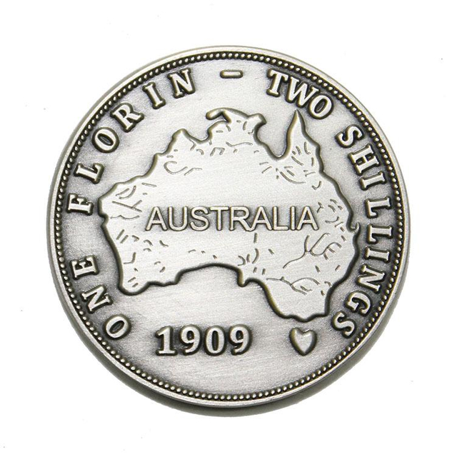 Moeda de desafio de metal personalizada com efígie 3D de lembrança