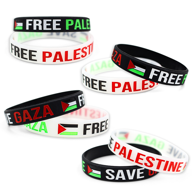 Distintivo de bandeira da Palestina em esmalte macio e duro