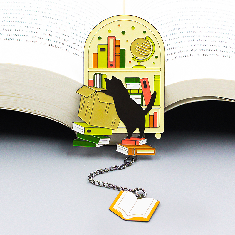 Marcadores de metal bonitos presentes de aniversário marcadores de livro de anime para marcador personalizado-marcadores de metal personalizados