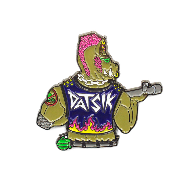 Distintivo de lapela de esmalte de desenho animado macio e rígido personalizado