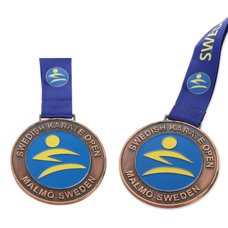 Bronze Karatê Ouro Judô Prata Ginástica Serviço Humanitário Medalha de Beisebol de Prata