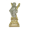 Alfinete de lapela de metal com figura 3D com revestimento duplo