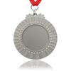 Medalha de metal prateado dourado esportivo com preço de fábrica em branco na China 