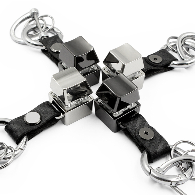 Interruptor de clique personalizado teclado mecânico Keycap Key Fidget Keychain