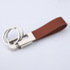 Porta-chaves de couro padrão em branco porta-chaves com pulseira de couro masculino