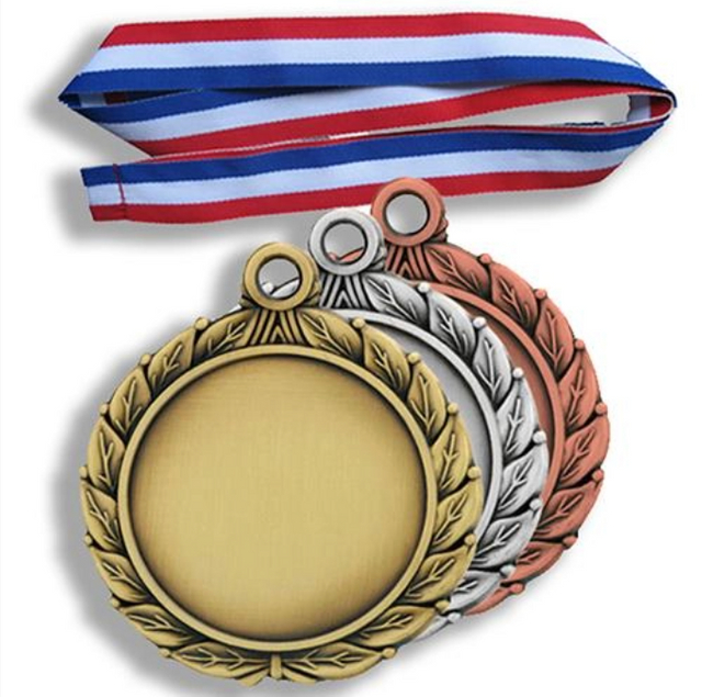 Modelo de atacado Clipart em branco inserir prêmio medalha de ouro para gravura